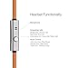 GGMM Alauda Lightweight & Sporty in-Ear Noise-Isolating Metal Earbuds Headphones w/Tangle-Free Cable & 1-Button Remote/Mic, Compatible w/All Apple Android Smartphone