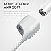 AirPods Strap, Aggice 2-Pack Anti-Lost Comfortable Magnetic Sport Silicone Strap for Apple AirPods