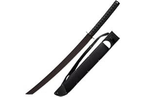 Cold Steel Tactical Katana Machete / 36.25" Overall / 24" Blade / 65MN Carbon / 12.25" Handle/Sheath