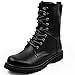 DUODUO Men's 2601 Genuine Leather Combat Boots