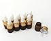 Your Prepared Family Miniature 1/4 Dram 1mL Glass Dropper Bottles for Essential Oils from. Amber Glass to Protect Sensitive Oils. Gold top is The for Any Special Occasion. (10 Pack)