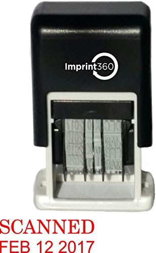 IMPRINT360, Self-Inking Rubber Date Stamp - SCANNED
