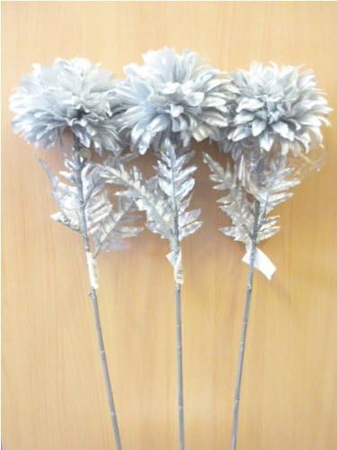 Artificial Flowers, 10 Bundles of Outdoor UV Resistant Artificial Plastic Flowers Greenery Shrubs Indoor Outside Hanging Planter Home Garden Porch Window Office Wedding Garden Decor ๏ผMulti-Color) (Silver)
