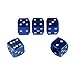 Senzeal 5X Aluminum Dice Valve Caps Tire Air Valve Stem Caps Cover for Car Trunk Bike Bicycle Wheel Blue