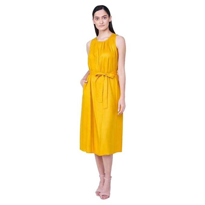 Buy AND Rayon ALine Dress at Amazon.in