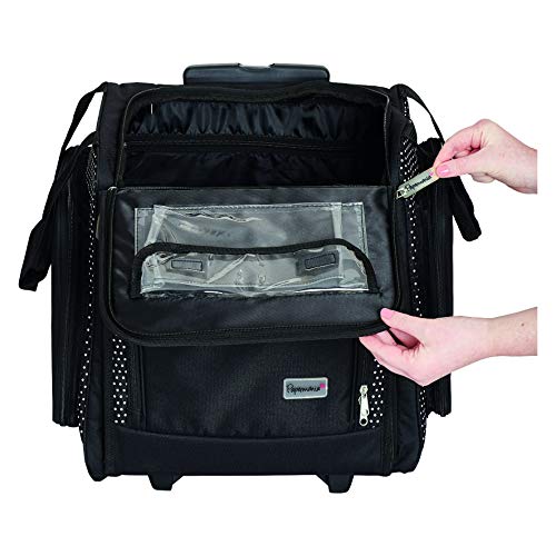 wheelable craft tote