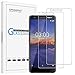 (2 Pack) 3.1, 3.1 A, 3.1 C Tempered Glass Screen Protector, 2.5D Arc Edges 9 Hardness HD Anti-Scratch Bubble-Free (NoOrzero Compatible for Nokiat full coverage due to curved edge)