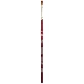 Princeton Velvetouch, Series 3950, Paint Brush for Acrylic, Oil and Watercolor, Filbert, 4