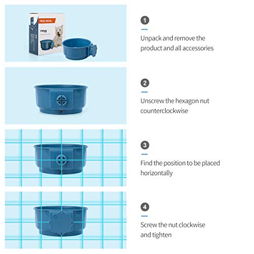 ZLCA Pet Water Heated Bowl for Dogs, Cats, Chickens, Ducks Pet