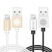 iPhone 6 Cable, iOrange-E 2 Pack Apple Certified 6 Ft Lightning Cable for iPhone 7 7Plus 6 6 Plus 5S 5C 5, iPad Air, iPad Mini, iPod Touch 5th Gen and iPod Nano 7th Gen, Black & White