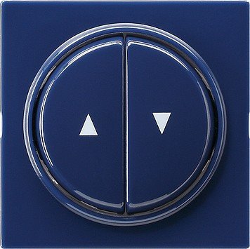 GIRA 029446 Abdeckung und Rocker with Arrow Symbol S – Blue