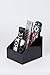 Unum Acrylic TV Remote Control Holder Organizer - Holders Fit Large Remotes, Phones, Eyeglasses - Caddy/Organizers for Table - Handcrafted of Thick Lucite
