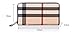 Women's Hand Woven Zip Around Leather Wallet Long Clutch Purse (plaid)