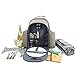 HappyPicnic Insulated Picnic Backpack for 2 Persons with Full Set of Tablewares, Roomy Cooler Compartment, Bottle Holders and Large Waterproof Picnic Rug Brushed Khaki
