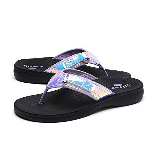 SOLLBEAM Womens Original Orthotic Comfort Thong Style Flip Flops