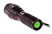 High Powered Tactical LED Flashlight S&O Lights E17 Cree XM-LT6 Zoomable Water Resistant Powerful Handheld Flashlight with Adjustable Focus 5 Modes in Solid Box with Wrist Strap