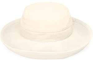 Wallaroo Hat Company Women’s Casual Traveler Sun Hat - UPF 50+ Sun Protection, Wide Brim, Packable, Adjustable, Medium