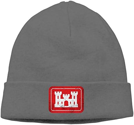 Kaomaoxi Hat US Army Retro United States Army Corps Of Engineers Men &amp; Women Knit Cap Acrylic Watch Cap For Autumn/Winter