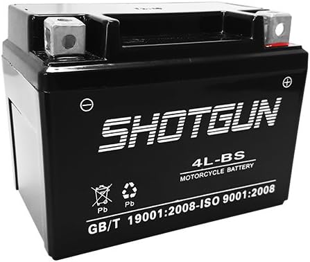 Sealed ATV Motorcycle Scooter Tractor/Mower Battery/Charger 12VX4L YTX4L-BS 12V