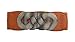 E-Clover Designer Metal Buckle Women's Elastic Waist Cinch Belt