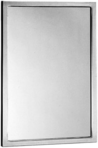 Bobrick B-290 2460 Mirror, 24" x 60" Glass w/Stainless Steel Welded-Frame