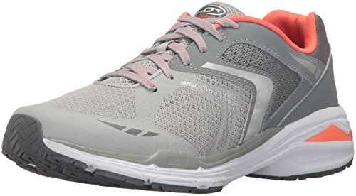 Scholl's Women's Blitz Fashion Sneaker, Grey/Coral, M US