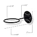 Wallniture Sporta Baseball Bat and Ball Holder Wall Mounted Organization and Storage Rack Set of 3 Metal Black