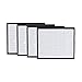 Alen BreatheSmart FIT50 HEPA-Silver Replacement Filter to Remove Allergens, Asthma and Bacteria (FF50-Silver-Carbon-4, 4-Pack)