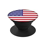 Expanding Stand and Grip for Smartphones and Tablets Multi-Function Holder(Galaxy S7, S7 Edge, iPhone SE / 5 / 5S / 6 / 6+ /6S / 7 / 7+ /iPad / IPad Mini) (American Flag)