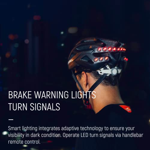 Smart Bike Helmet for Adults LIVALL Bluetooth Helmets with Brake Warning Lights and Intelligent