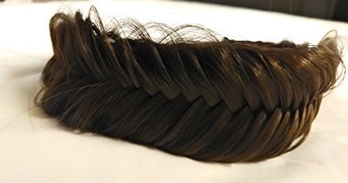 Braided Headband | Hair Headband | Extra Wide | Classic Hair Braid | Fishtail Braid | Wig Band | Adjustable Size | DeeDee Wigs (Fishtail Wide, #10)