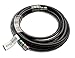 ShopBox Black Quad Shield RG-6 Coax Cable for (CATV, Satellite TV, or Broadband Internet) (3 Foot)