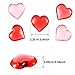 Tatuo 160 Pieces Acrylic Heart Decoration Valentine Gifts Heart Ornaments for Vase Fillers and Table Scatter, 0. 9 Inch(Red and Pink)