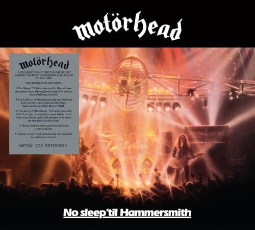 Motorhead・No Sleep 'til Hammersmith・2CD MOTORHEAD - No Sleep 'Til Hammersmith (Deluxe) - Amazon.com Music