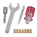 3D Printer Nozzles + 4 DIY Tools for J-Head E3D V5 V6 0.2mm 0.3mm 0.4mm 0.5mm 0.6mm 0.8mm Nozzle Tool for Nozzle Replacement, Spanner, Installation Tools ...