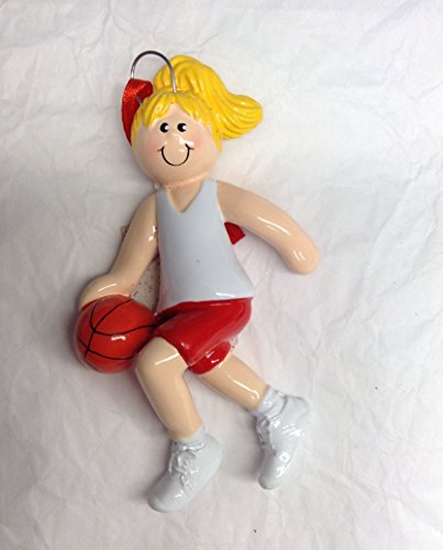girls basketball ornament