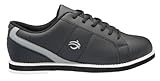 BSI Men's 752 Bowling Shoe, Black/Grey, Size 12