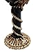 Bellaa 22487 Medieval Dragon Skeleton Ossuary Goblet Wine Chalice Resin Body Stainless Steel