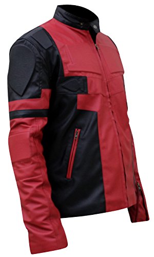 Ryan Reynolds Deadpool Wade Wilson Costume Leather Jacket - Image 3