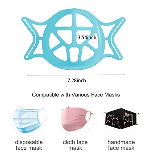 Mask Bracket Silicone Large for Men,3D Mask Bracket Internal Support