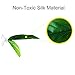 SLSON 2 Pack Betta Fish Hammock,Silk Betta Leaf Hammocks Pad Lounger Toys Plastic Aquarium Plants Accessories for Playing Hideout and Fish Tank Decorations,Green