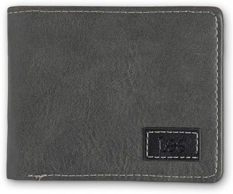 Amazon.com: Lee Men's Bifold Wallet Slim Casual Everyday