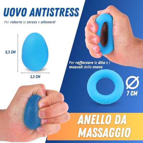 Hand Grip - Hand Gripper for Forearm and Hand Training - Adjustable Muscle Strengthening, Rehabilitation and Fitness - Professional Gripper for Men and Women