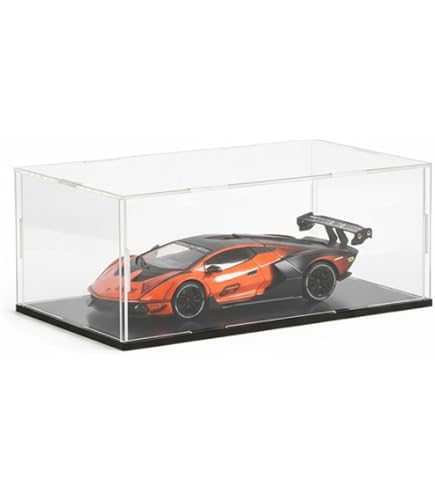 thumbnail image 2 of OnFireGuy 6 Inch Clear Acrylic Display Cube With Walnut Base - Showcase Box For Collectibles 2 of 11