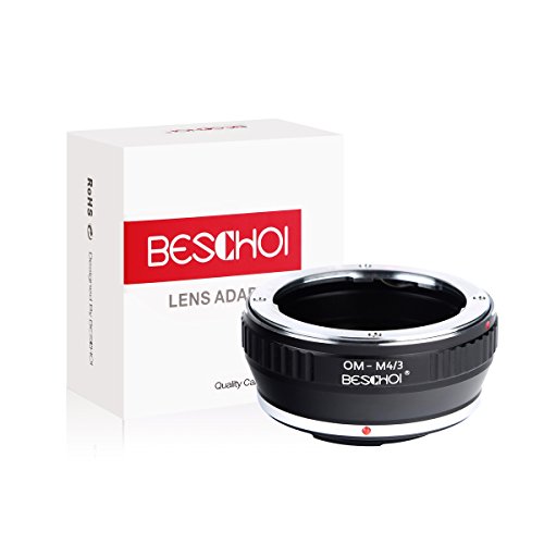 Beschoi Lens Mount Adapter for Olympus OM Lens to Micro 4/3 Lens Camera