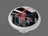 Space Darth Trooper High Gloss Ceramic Drawer Knob