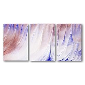 3 Panel Canvas Wall Art Abstract Color Pictures Home Wall Decorations for Bedroom Living Room Paintings Canvas Prints Framed - 16"x24" x 3 Panels