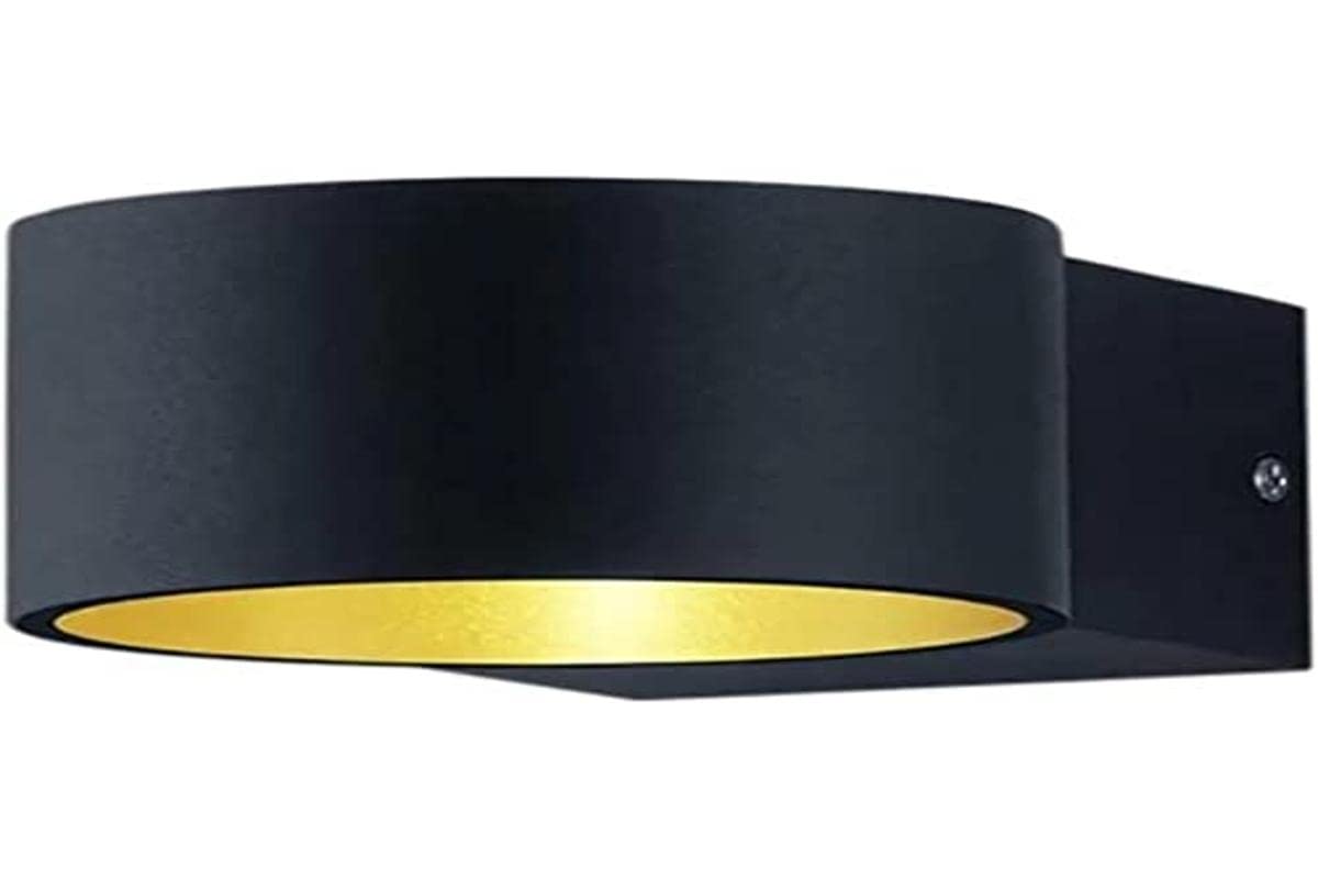 Trio Leuchten Lacapo 223410132 LED Wall Light 1x 4.3 Watt 15.0 x 10.5 x 6.0 cm Black Metal