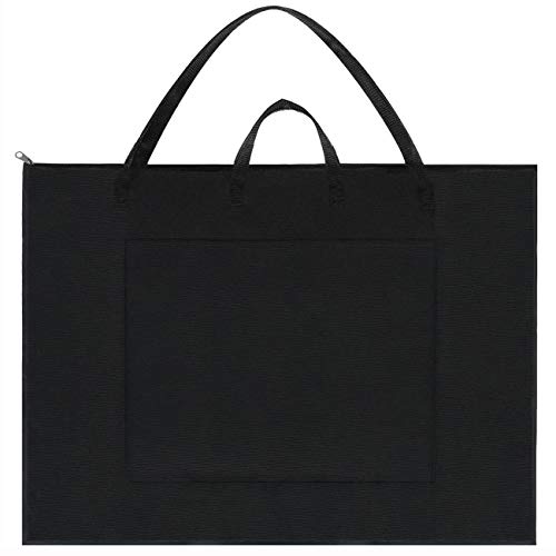 busoha - bolsa para portafolios de arte de gran tamaño con hombro de nailon, 24 x 36 pulgadas, ligera, impermeable, bolsa de almacenamiento para carteles, dibujo, pintura, boceto, para portafolios de trabajos de arte de estudiantes y artistas