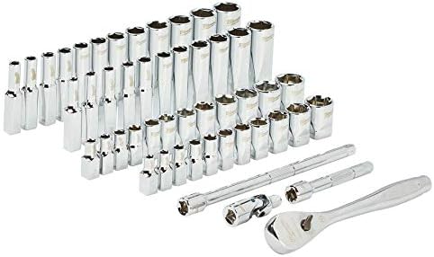 Milwaukee 932464944 1/4in Ratcheting Socket Set Metric & Imperial, 50 Piece, Red, Variety Pack - Image 3